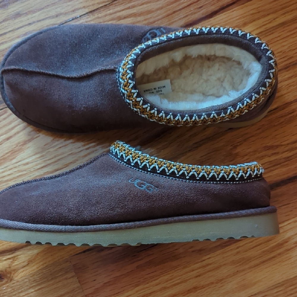 UGG Brown Loafers with Soft Suede and Plush Lining